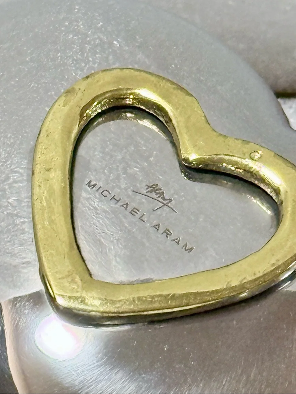MICHAEL ARAM DOUBLE HEART DISH